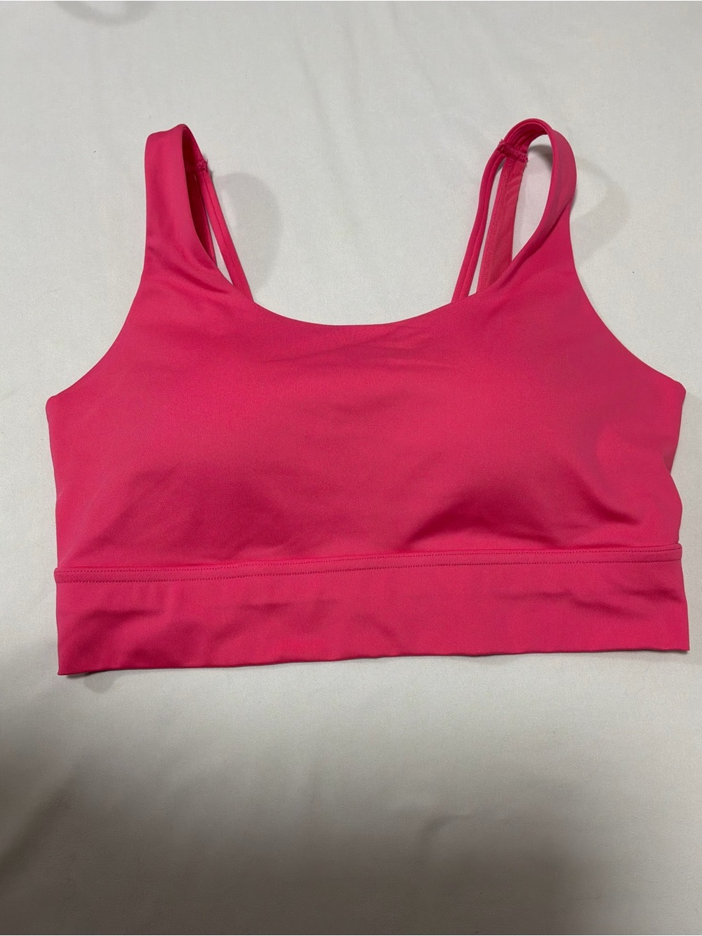 Avia Bright Pink Double-Strap Sports Bra